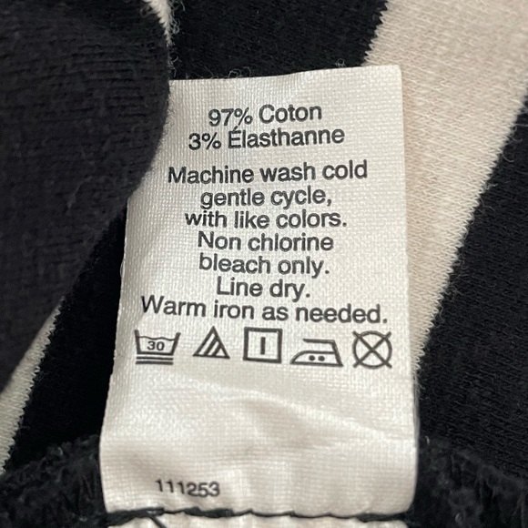 J. Crew Striped Daybreak Flare Dress Black White Size Small - Picture 5 of 8